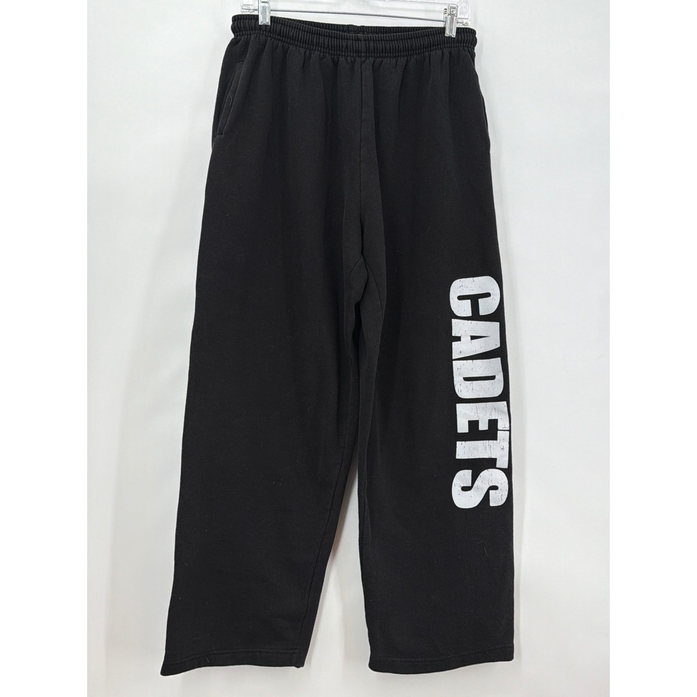 Pennant Sportswear Black Cadets Graphic Fleece Sweatpants Mens Medium Joggers